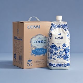 青花瓷袋装天然水